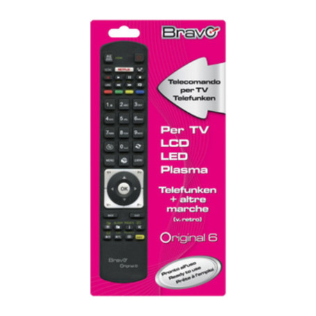 TELECOMANDO TV BRAVO ORIGINAL 6 TELEFUNKEN