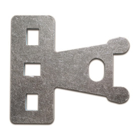 PORTALUCCHETTO PIANO VERTIC ACC ZINC 8X110 MM PORTALUCCHETTO PIANO VERTIC ACC ZINC 8X110 MM