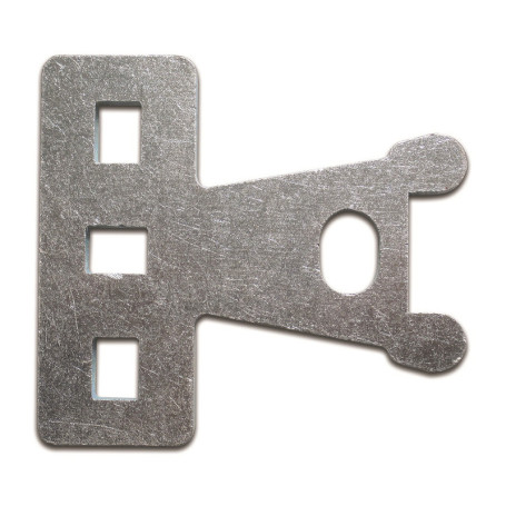 PORTALUCCHETTO PIANO VERTIC ACC ZINC 8X110 MM