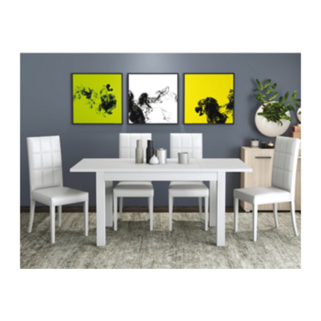 KIT TAVOLO FIRENZE 110\150X70XH76 BCO FRASSINO