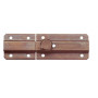 CATENACCIOLO ORIZZONTALE ACCIAIO BRONZ 200 MM