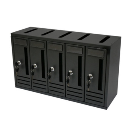 CASSETTA POSTALE COMPO 5 52X18X30 CM ANTRACITE