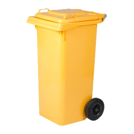 PATTUMIERA 120 L C\RUOTE GIALLO MP