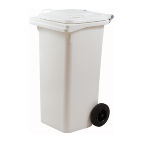 PATTUMIERA 120 L C\RUOTE BIANCO