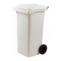 PATTUMIERA 120 L C\RUOTE BIANCO