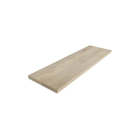 MENSOLA SQUADRATA ROVERE NATURALE 60X1