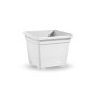 VASO QUADRATO CM.38  BIANCO