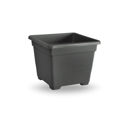 VASO QUADRATO CM.38  ANTRACITE