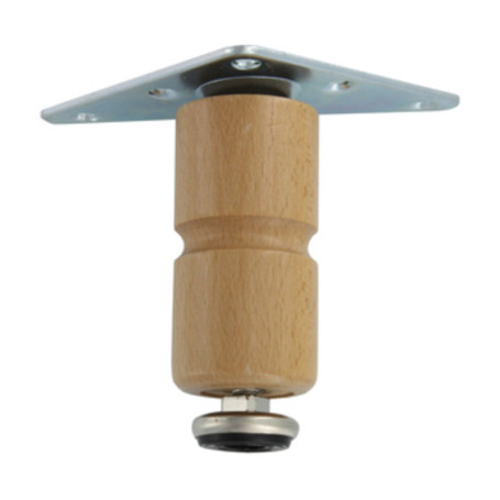 BL PIEDINO REGOLABILE LEGNO 100 MM CHIARO 4 PZ