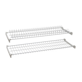 MENSOLA SCOLAPIATTI ACCIAIO PLAST C\SUPP 56 CM