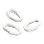 ANELLO GIUNZIONE P\CATENA PLASTICA D 6 BIANCO