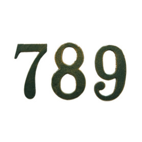 NUMERO CIVICO IN GHISA VERDE ANT.N.3 CM.13 NUMERO CIVICO IN GHISA VERDE ANT.N.3 CM.13