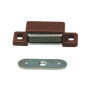 SC CHIUSURA MAGNETICA RETTANGOL MARRONE 2 PZ*