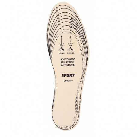 SOLETTE DX-SX "SPORT" MIS.DA 36 A 46