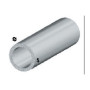 PROFILO ARGENTO H.100 CM TUBO TONDO  8 X1 MM**