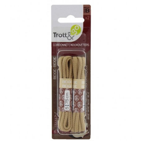 LACCI CORDA BEIGE CM 75   2 PAIA