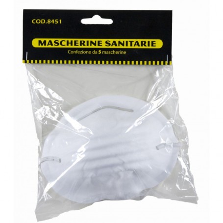 MASCHERINA ANTIPOLVERE (CONF.5 PZ.) NON DPI