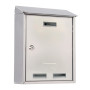 CASSETTA POSTALE C\TETTO 3100X INOX 25X10X30 CM