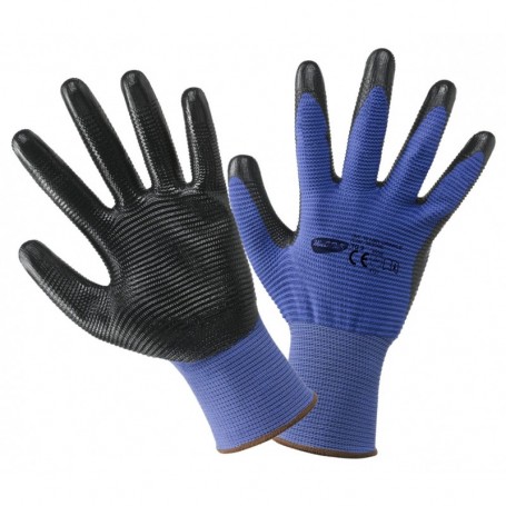 GUANTI POLIESTERE NITRILE 'CRINKLE' TG.10
