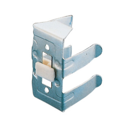 BS GANCIO ACCIAIO ZINCATO ZOCCOLO RESINA ALLUM. 8 PZ