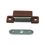CHIUSURA MAGNETICA RETTANG 46X15 MM MARRONE**