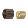 REGGIPIANO OTTONE C\GOMMA 12 MM MARRONE**