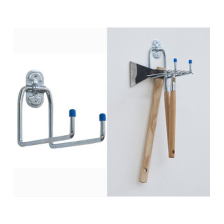 GANCIO ZINCATO 4050 A DOPPIA U 180X50 MM