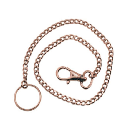 PL PORTACHIAVI C\CATENA ACCIAIO 46 CM