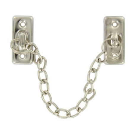 BL RITIENI A CATENA FERRO 150 MM NICHELATO