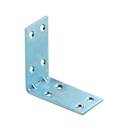 BL PIASTRINA AD ANGOLO 8 FORI 40X2X40 MM 4 PZ*