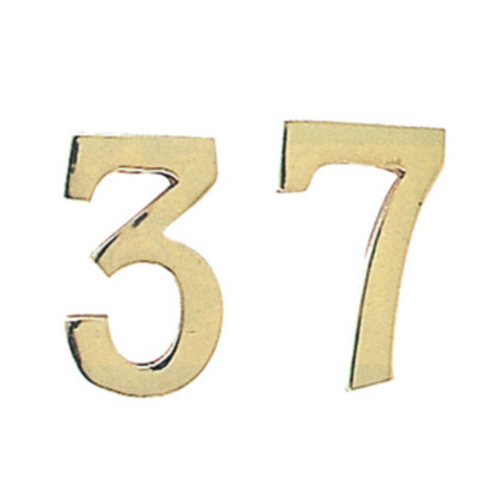 BL NUMERO CIVICO 0 IN OTTONE 100 MM