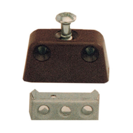 SC GIUNZIONE TRAPEZOIDALE MARRONE C\VITI 4 PZ