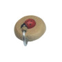 BL GANCIO ADESIVO IN LEGNO COCCINELLA 1 POSTO 2 PZ