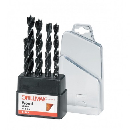 SERIE 8 PUNTE PER LEGNO DRILLMAX