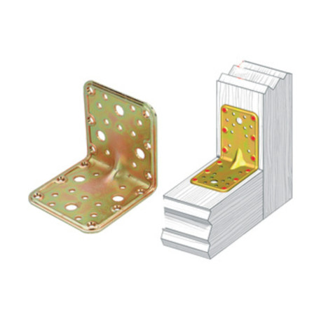 PIASTRA 775 ANGOLARE ACCIAIO TROPIC 90X90X90 MM