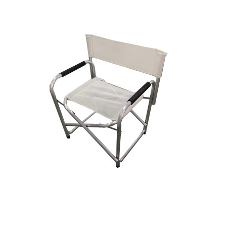 C SEDIA REGISTA PLAYA ALLUMINIO BIANCO