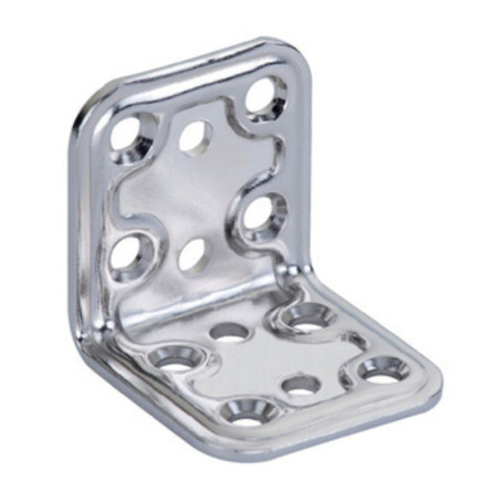 PIASTRA 746\IN ANGOLARE INOX 40X40X40 MM