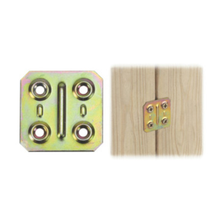 PIASTRA 160 DIRITTA ACCIAIO TROPIC 50X50 MM