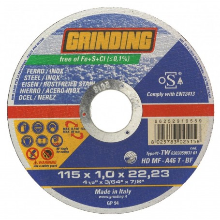 GRINDING 120 MINIDISCHI X FERRO 115X1