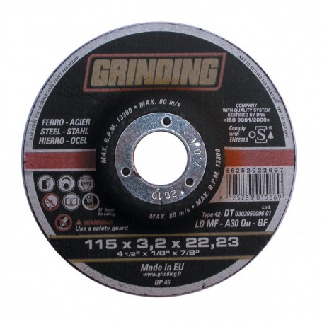 GRINDING MINIDISCO PER FERRO D.115X3