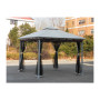 C GAZEBO ACCIAIO 3X3M DOHA