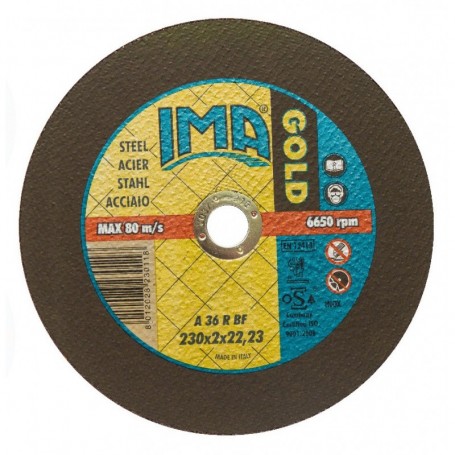 IMA DISCO PER FERRO "GOLD" D.230X2X22
