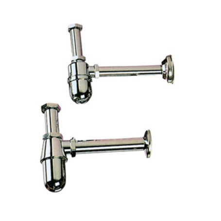 SIFONE A BOTTIGLIA OTTONE CROMATO D 1.1\4*