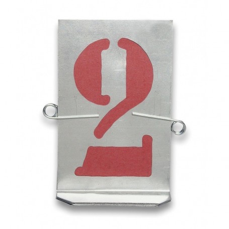 STAMPINI TRAFORATI 10 NUMERI MM. 60