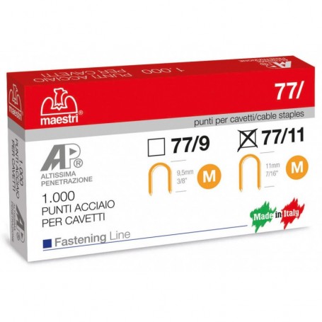 MAESTRI PUNTI ART. 77 11 (PZ.1000)