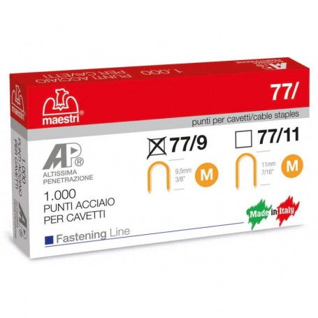 MAESTRI PUNTI ART. 77  9 (PZ.1000)