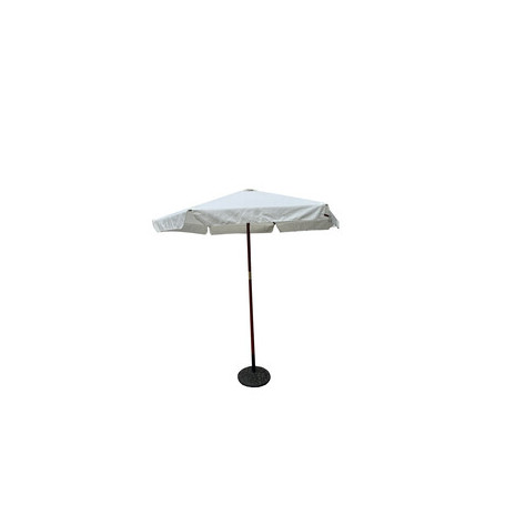 C OMBRELLONE IN LEGNO PALO 38 BIANCO D 250CM