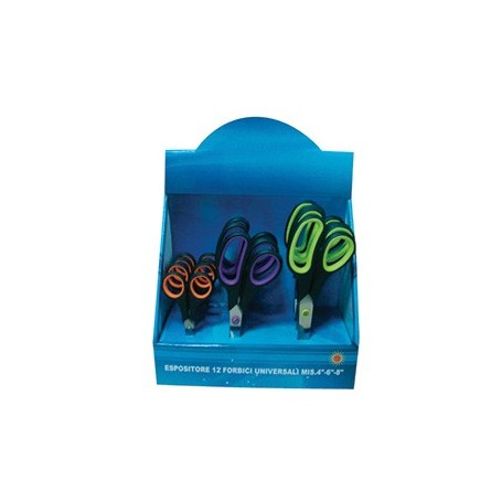 ESPOSITORE 12 FORBICI UNIVERSALI MIS.4"-6"-8"