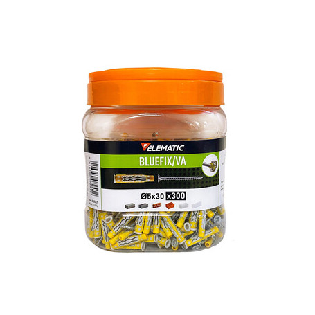 ELEMATIC TASSELLO BLUEFIX VA 5X30 C\VITE BARAT 300PZ