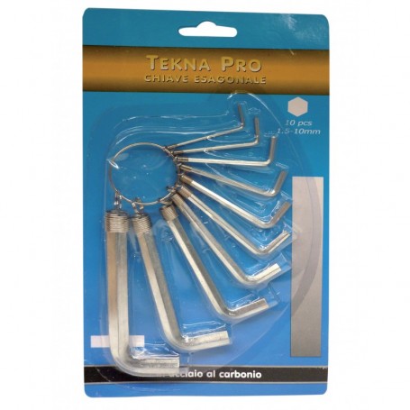 SERIE 10 CHIAVI ESAG. PZ.C ANELLO